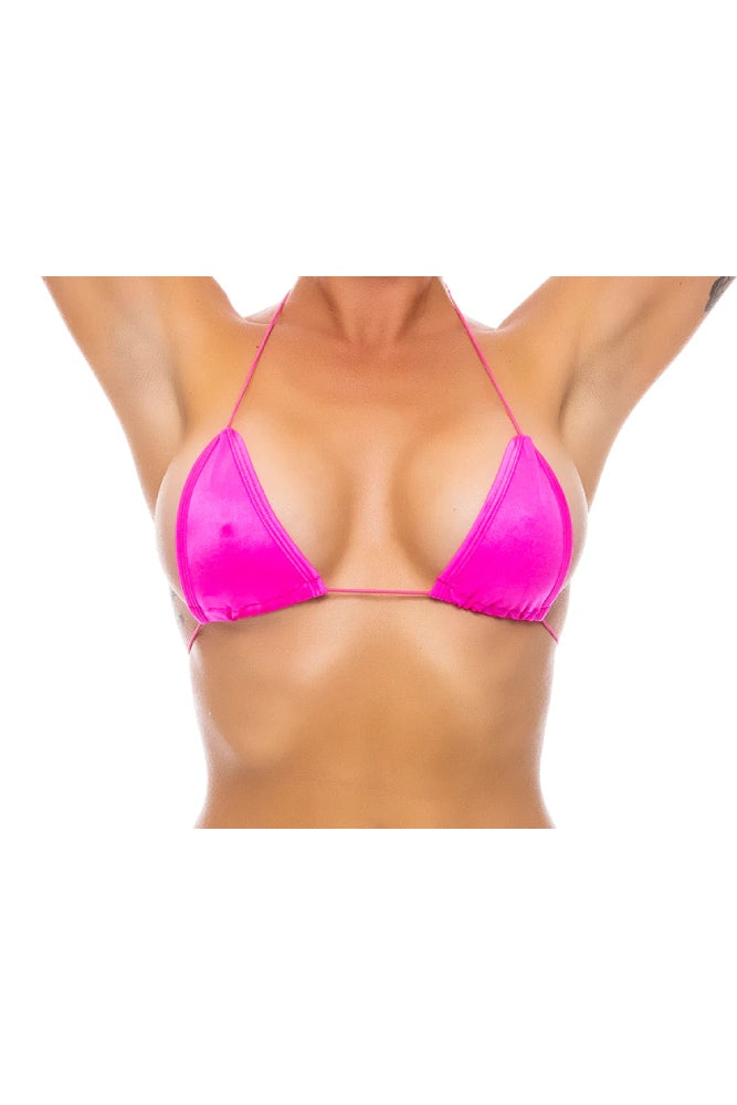 BodyZone - Thin Strap Triangle Bikini Top - 1611 - Assorted Colours - Stag Shop