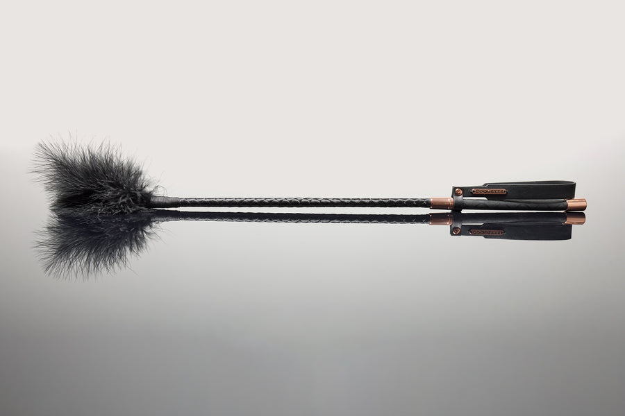 Coquette Pleasure Collection - 24606 - Feather Tickler - Black - Stag Shop