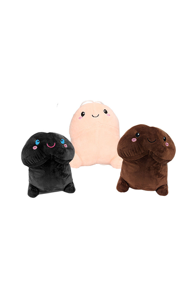 Shots Toys - 4 inch Short Penis Plushie - Various Colours - Stag Shop