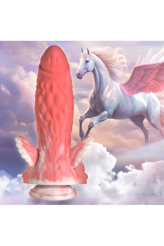 XR Brands - Creature Cocks - Pegasus Winged Dildo - Pink - Stag Shop