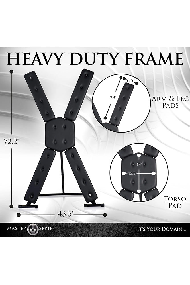 XR Brands - Master Series - Deluxe St. Andrew's Cross - Stag Shop