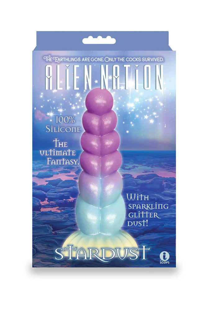 Icon Brands - Alien Nation - Stardust 8.3" Silicone Dildo - Multicolour - Stag Shop
