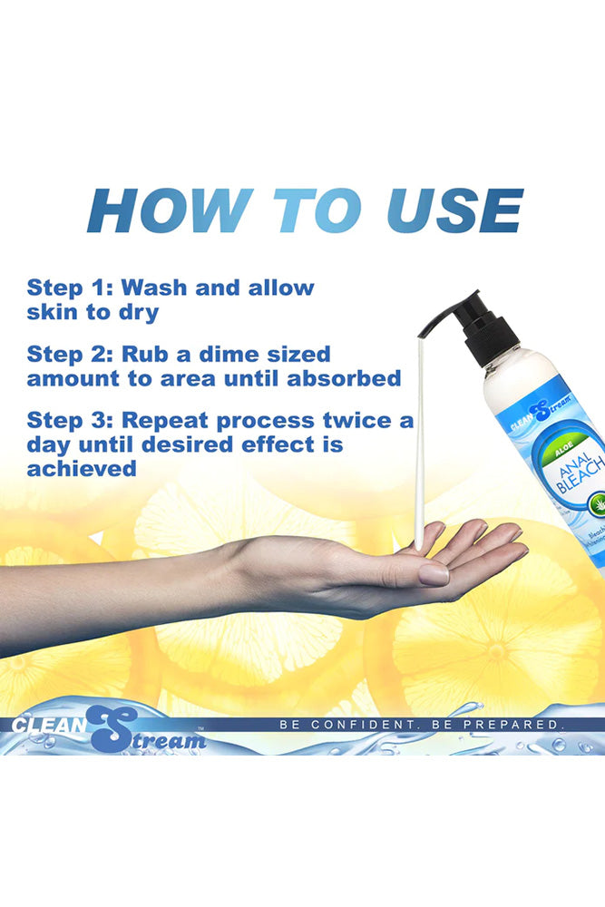 XR Brands - CleanStream - Anal Bleach with Vitamin C and Aloe - Stag Shop