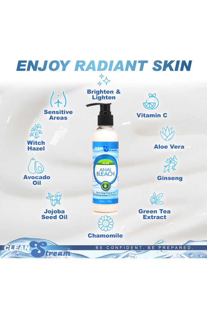 XR Brands - CleanStream - Anal Bleach with Vitamin C and Aloe - Stag Shop