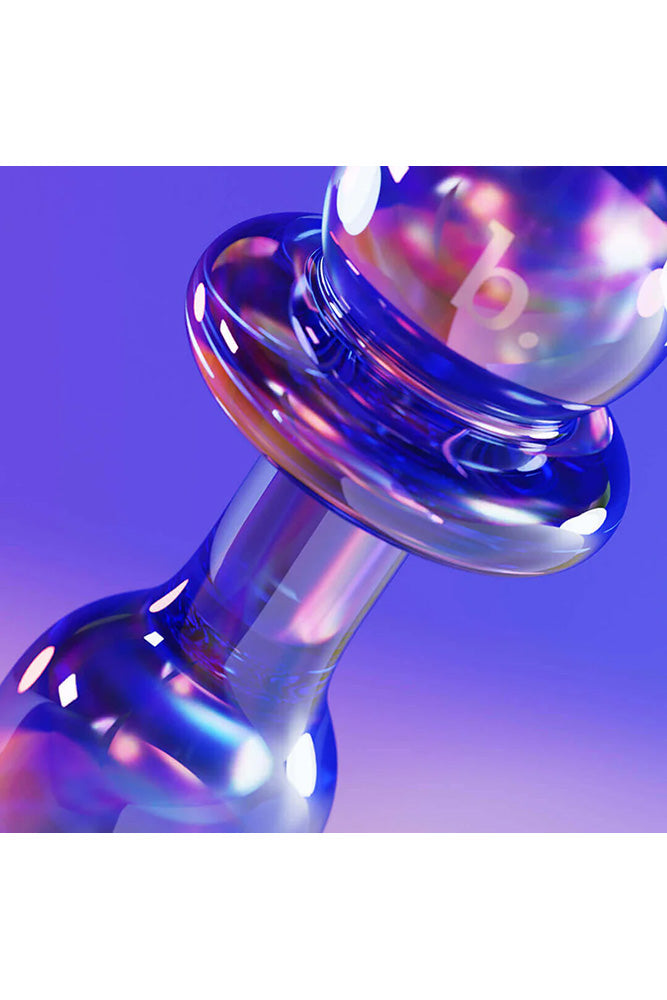 Biird - Anii Glass Anal Plug - Purple - Stag Shop