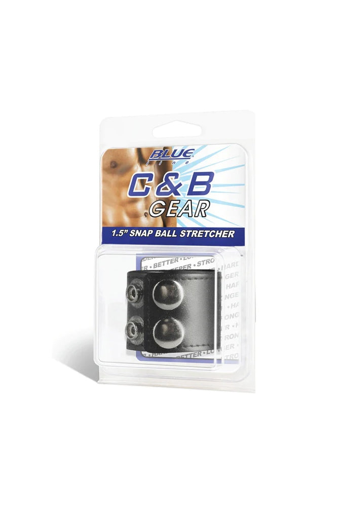 Electric Eel - Blue Line - 1.5" Snap Ball Stretcher - Black - Stag Shop