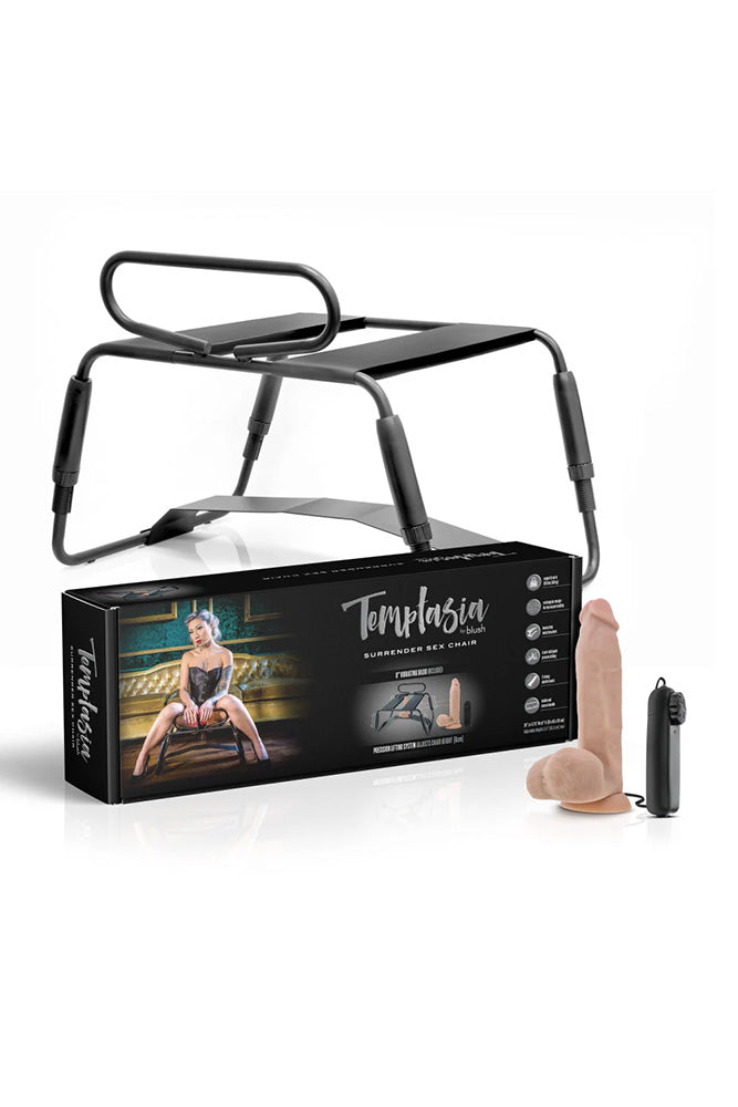 Blush - Temptasia - Surrender Sex Chair - Black - Stag Shop
