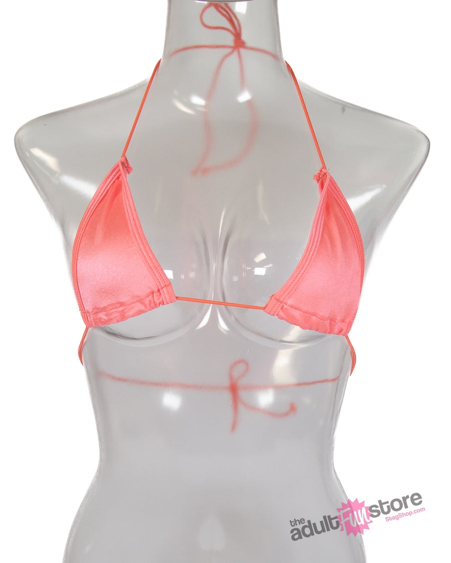BodyZone - Thin Strap Triangle Bikini Top - 1611 - Assorted Colours - Stag Shop