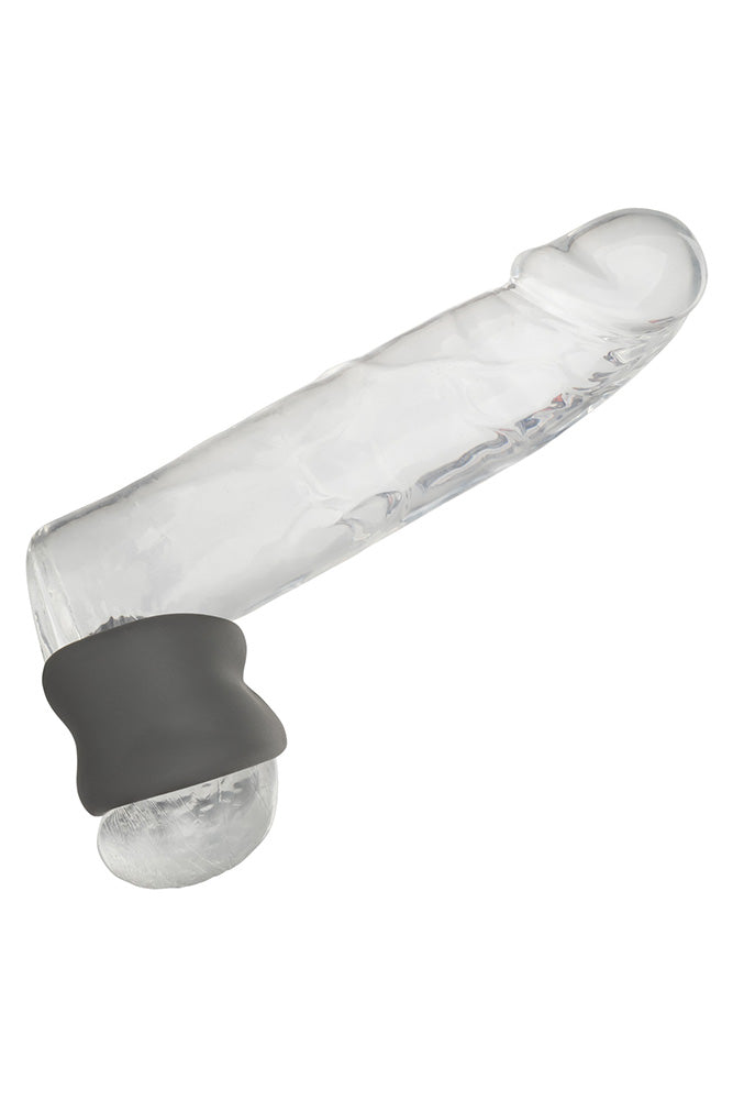 Cal Exotics - Alpha - Liquid Silicone Scrotum Ring - Grey - Stag Shop