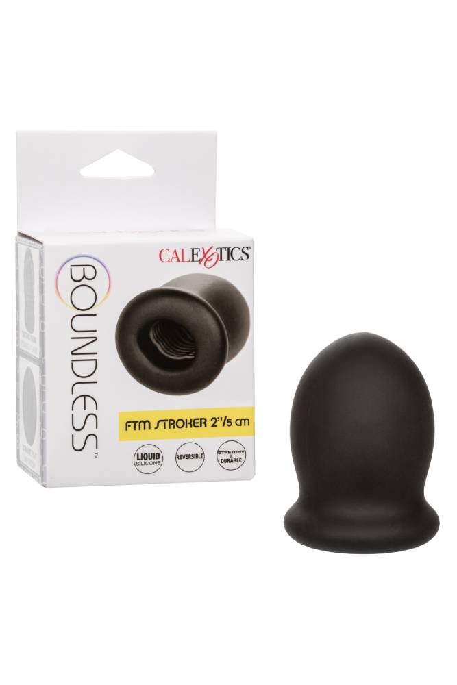 Cal Exotics - Boundless - FTM Stroker - Black - Assorted Sizes - Stag Shop