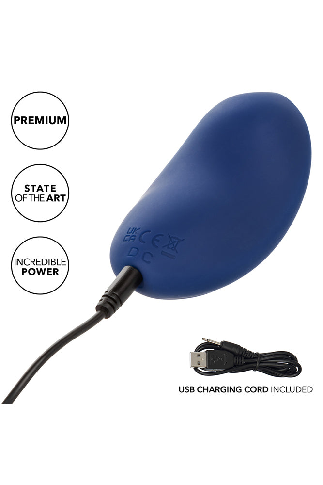 Cal Exotics - Cashmere - Velvet Curve Vibrator - Blue - Stag Shop