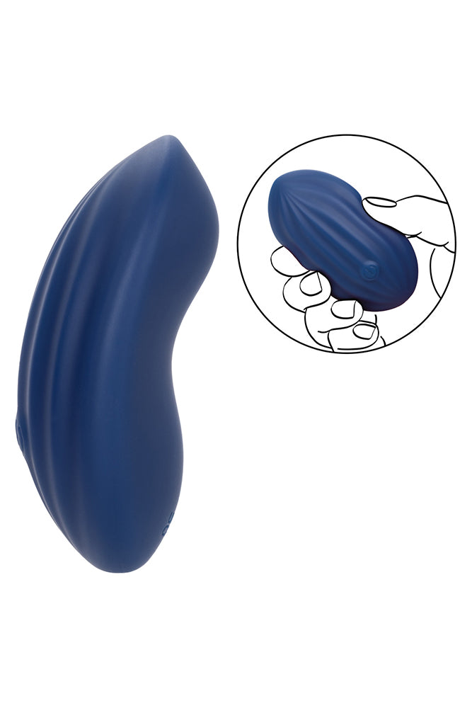 Cal Exotics - Cashmere - Velvet Curve Vibrator - Blue - Stag Shop