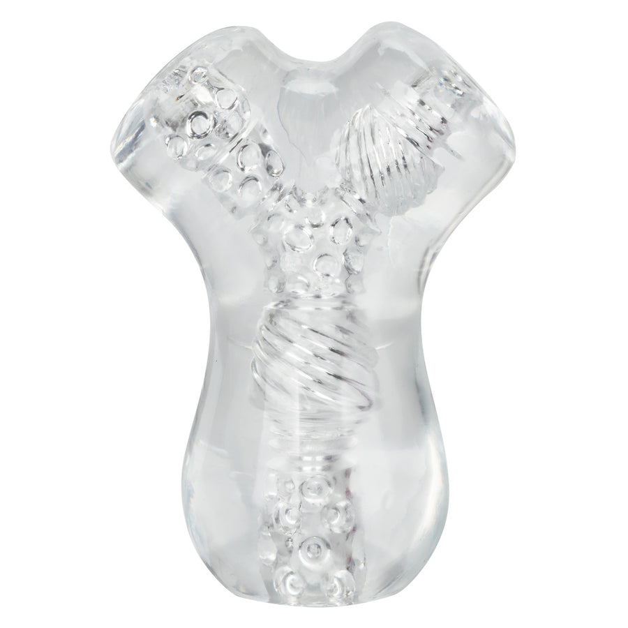 Cal Exotics - Cyclone Dual Chamber Stroker - Clear - Stag Shop