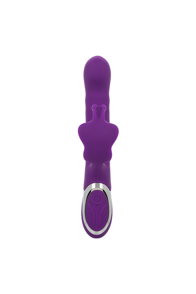 Cal Exotics - Enchanted Flutter Thrusting Dual Vibrator With Rotating Beads - Stag Shop