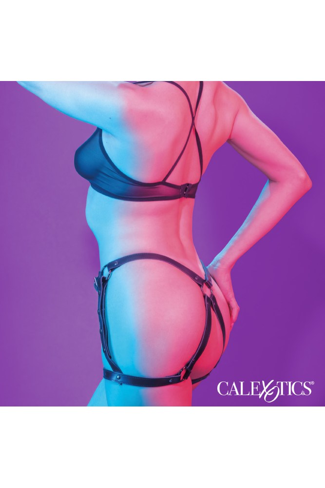 Cal Exotics - Euphoria Collection - Riding Thigh Harness - Black - Stag Shop