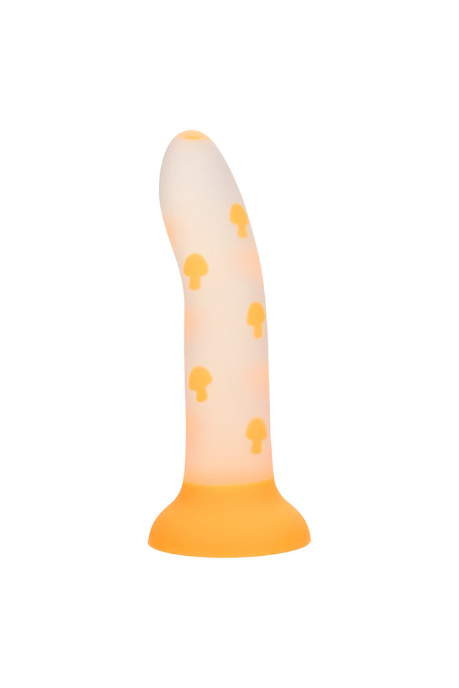 Cal Exotics - Glow Stick - 6" Mushroom Dildo - Orange/Clear - Stag Shop