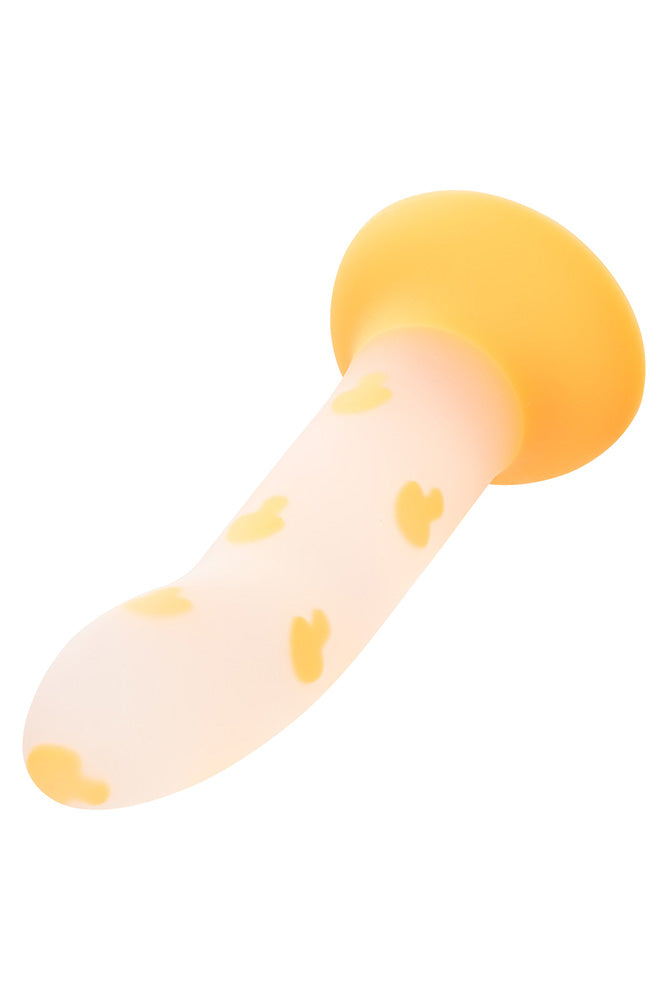 Cal Exotics - Glow Stick - 6" Mushroom Dildo - Orange/Clear - Stag Shop