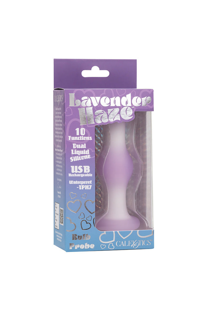 Cal Exotics - Lavender Haze - Bulb Probe Vibrating Anal Plug - Lavender - Stag Shop