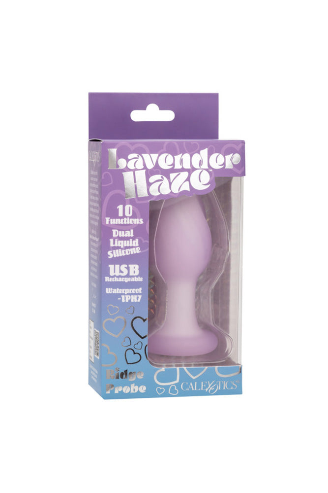 Cal Exotics - Lavender Haze - Ridge Probe Vibrating Anal Plug - Lavender - Stag Shop