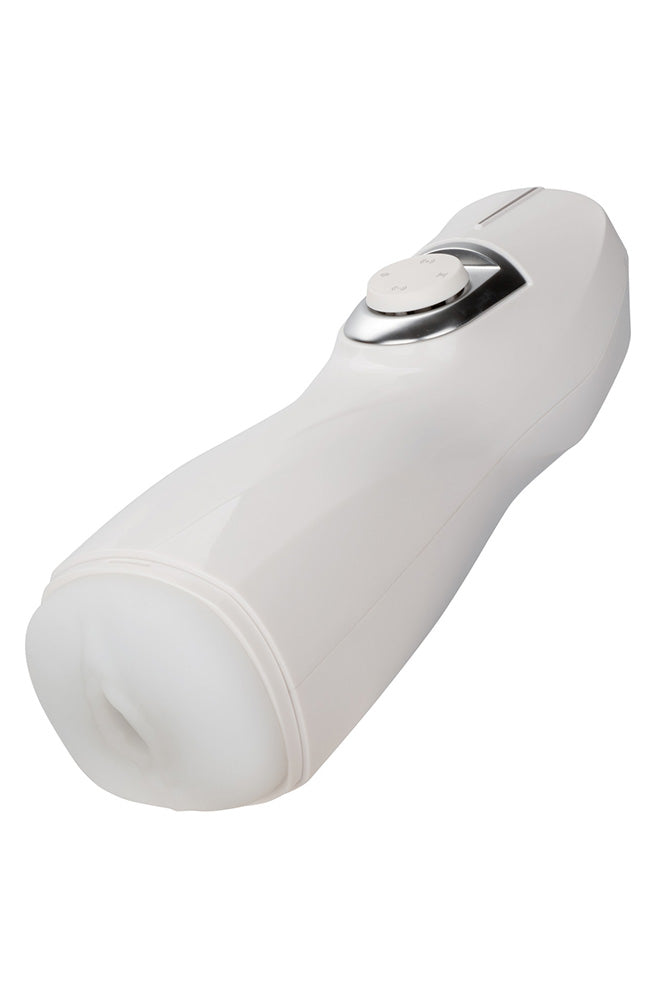 Cal Exotics - Optimum Power - Life-Like Pulsar Stroker With Suction & Vibration - White - Stag Shop