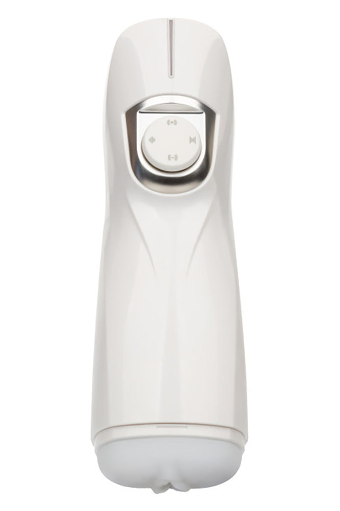 Cal Exotics - Optimum Power - Life-Like Pulsar Stroker With Suction & Vibration - White - Stag Shop