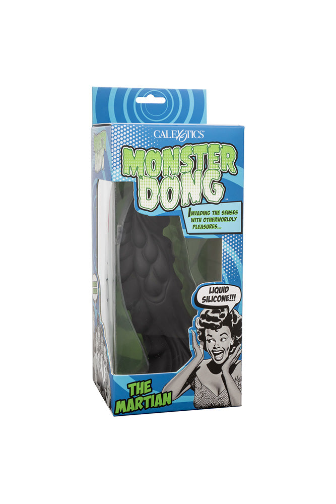Cal Exotics - Monster Dong - The Martian Silicone Dildo - Black - Stag Shop