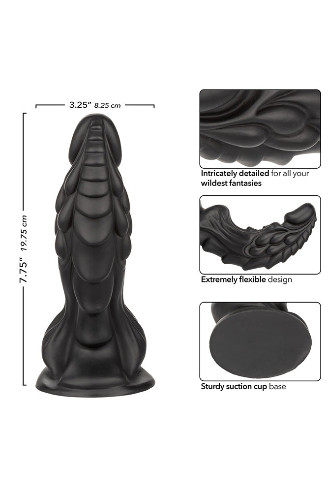 Cal Exotics - Monster Dong - The Martian Silicone Dildo - Black - Stag Shop