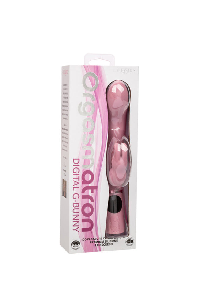 Cal Exotics - Orgasmatron - Digital G-Bunny Rabbit Vibrator - Pink - Stag Shop