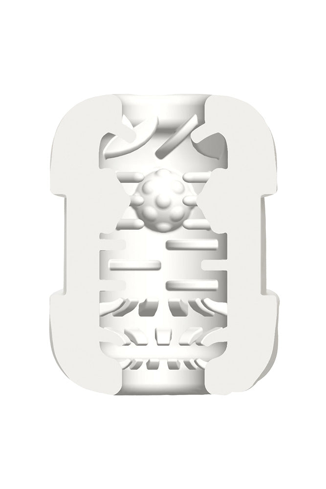 Cal Exotics - Optimum Power - Power Thruster Automatic Stroker - Black/White - Stag Shop