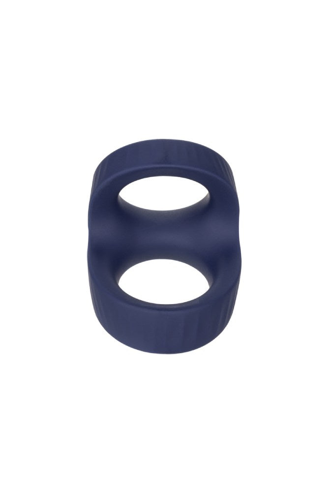 Cal Exotics - Viceroy - Max Dual Silicone Cock Ring - Blue - Stag Shop