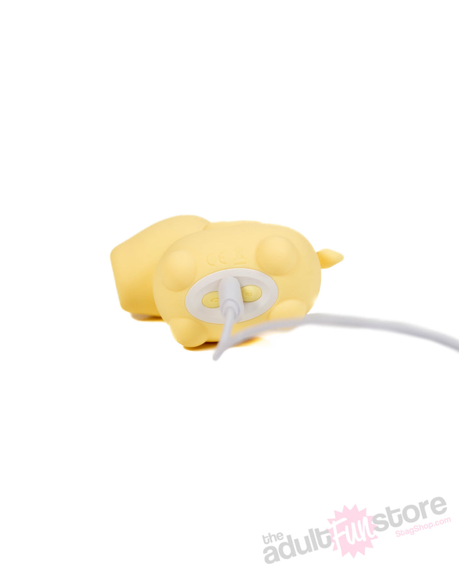 Creative Conceptions - Unihorn Bean Blossom Fluttering Vibrator - Yellow - Stag Shop