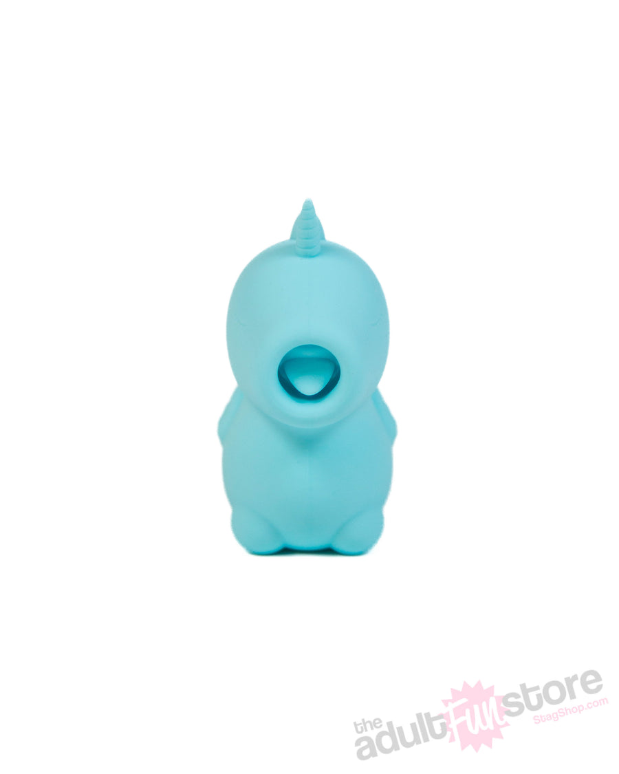 Creative Conceptions - Unihorn Mount'n Peak Twirling Tongue Vibrator - Blue - Stag Shop