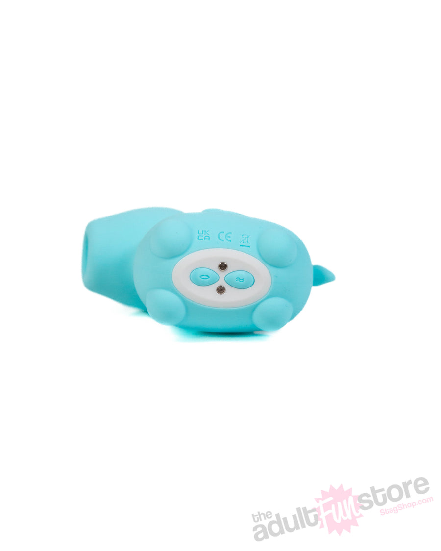 Creative Conceptions - Unihorn Mount'n Peak Twirling Tongue Vibrator - Blue - Stag Shop