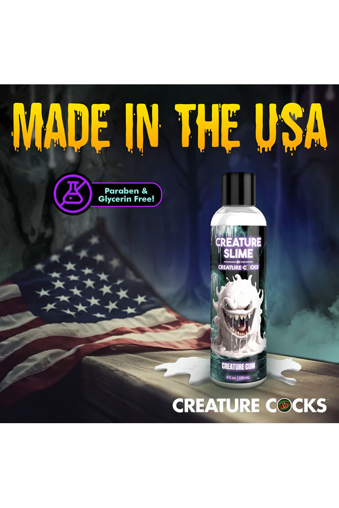 XR Brands - Creature Cocks - Creature Slime Creature Cum Unscented Jizz Lubricant - 8oz - Stag Shop
