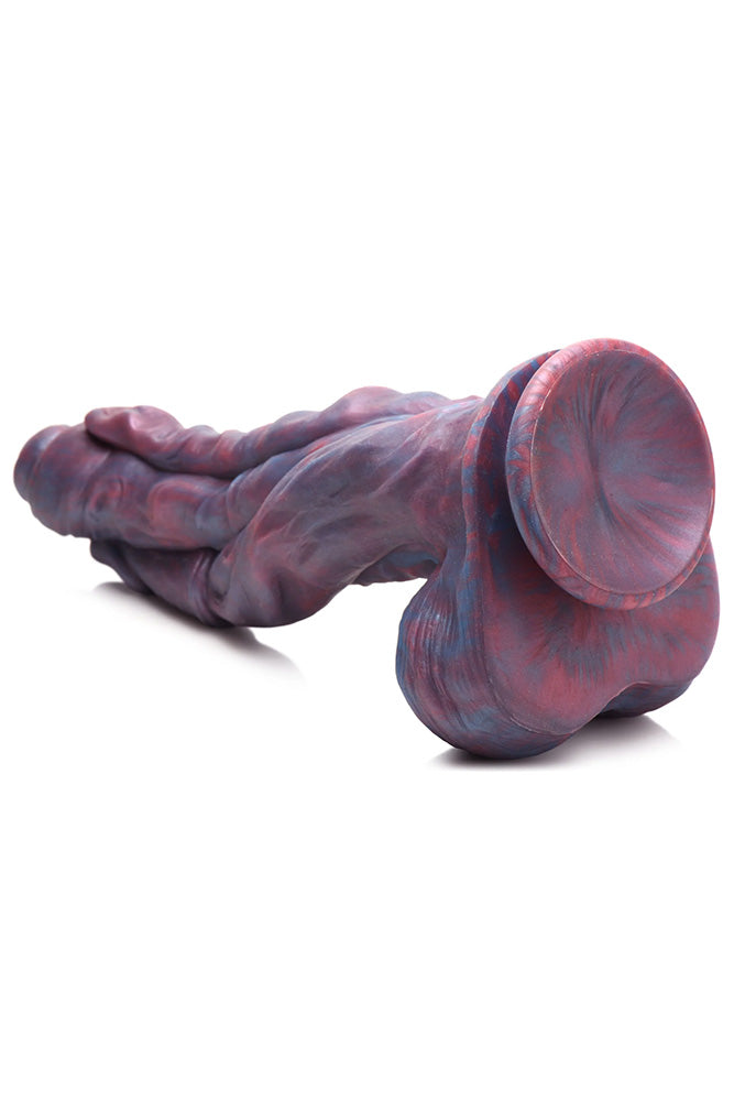 XR Brands - Creature Cocks - Hydra Sea Monster Silicone Dildo - Purple - Stag Shop