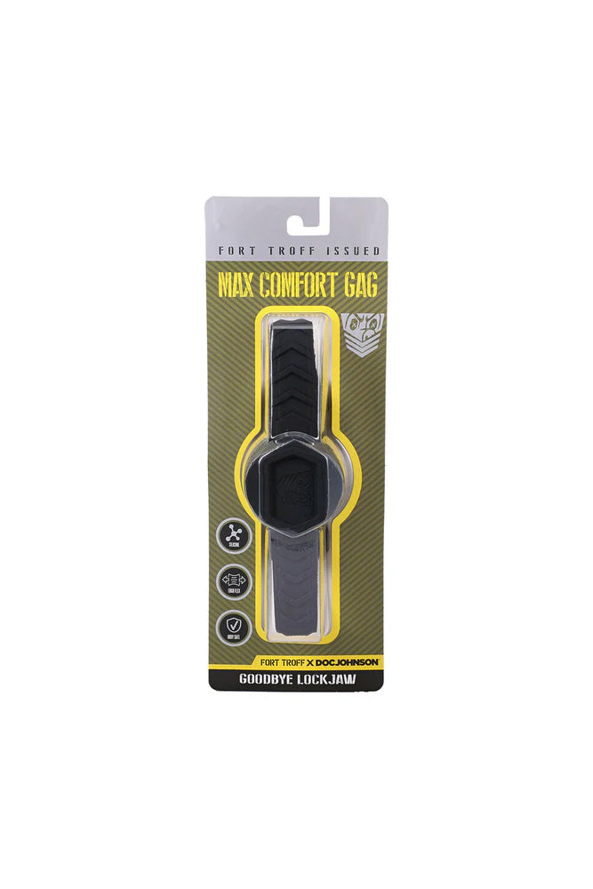 Doc Johnson - Fort Troff - Max Comfort Gag - Black - Stag Shop