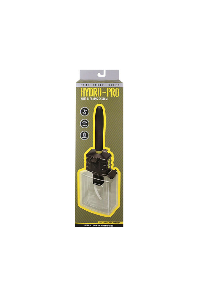 Doc Johnson - Fort Troff - Hydro-Pro Auto Cleaning System - Black/Clear - Stag Shop