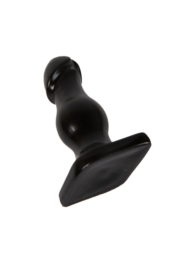 Doc Johnson - TitanMen - The Rumpy Butt Plug - Black - Stag Shop