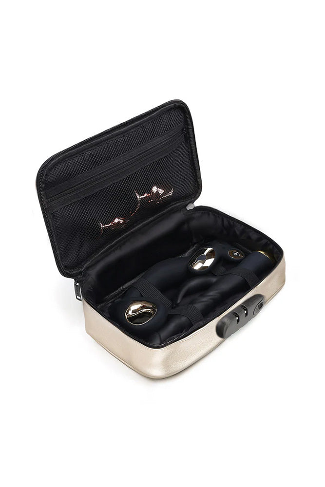 Dorcel - Discreet Lockable Storage Box - Luxury Gold - Stag Shop