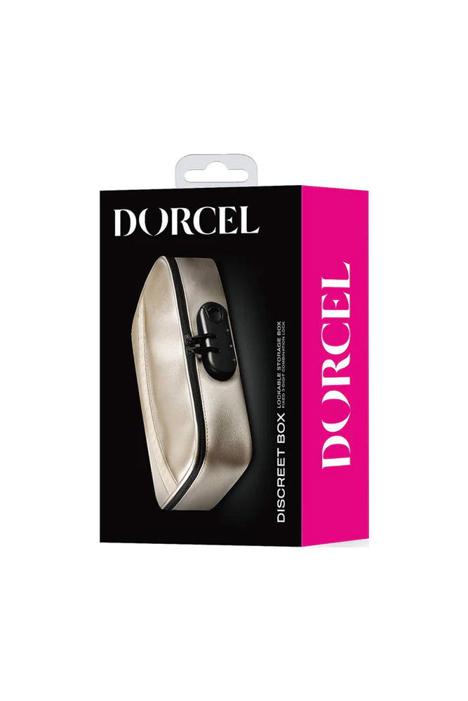 Dorcel - Discreet Lockable Storage Box - Luxury Gold - Stag Shop