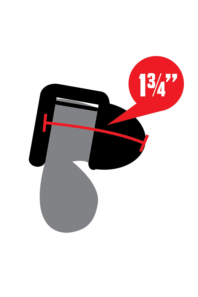 Electric Eel - Lockmaster - Stainless Steel Inverted Micro Chastity Cage - Stag Shop