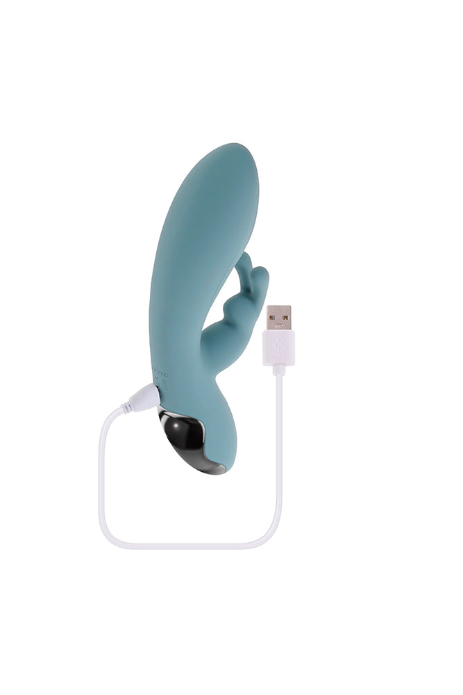 Evolved - Boss Bunny Rabbit Vibrator - Aqua - Stag Shop