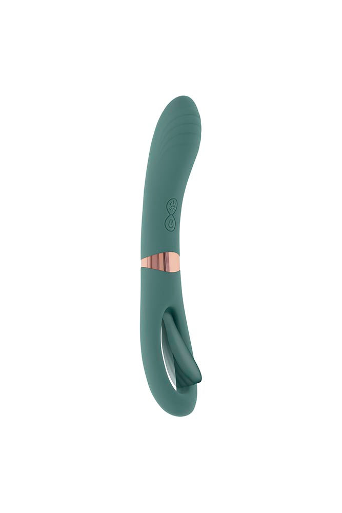Evolved - Chick Flick Double Ended Vibrator - Green - Stag Shop