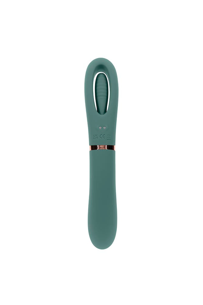 Evolved - Chick Flick Double Ended Vibrator - Green - Stag Shop