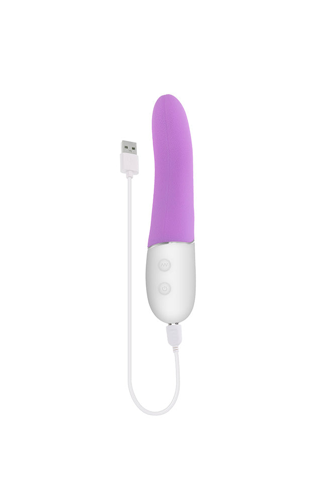 Evolved Novelties - Slip Of The Tongue G-Spot Vibrator - Lavender - Stag Shop