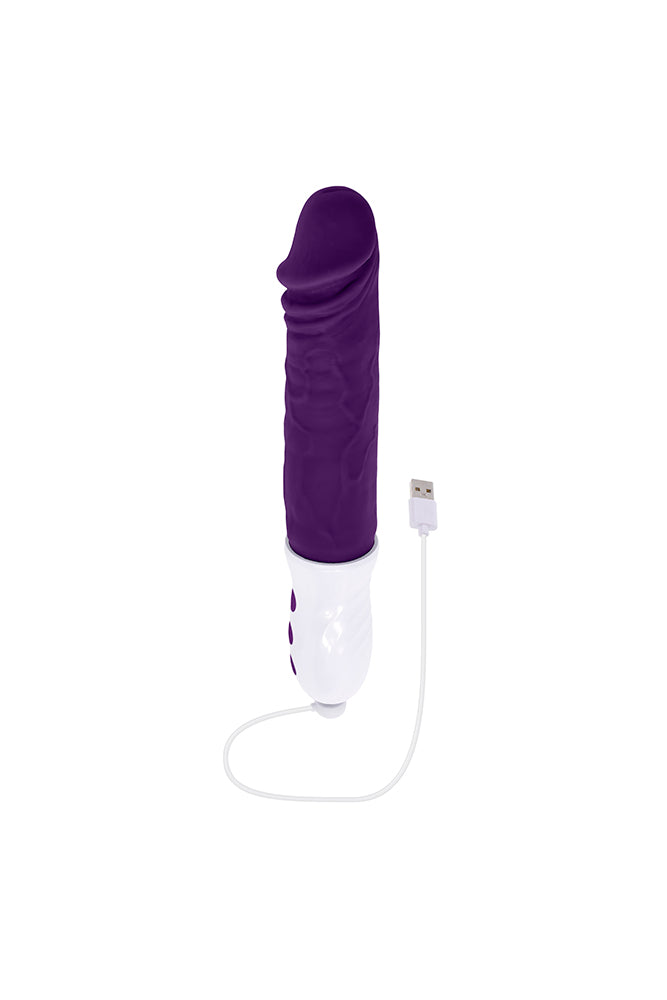 Evolved - Plum Thrust Thrusting Vibrator - Purple - Stag Shop