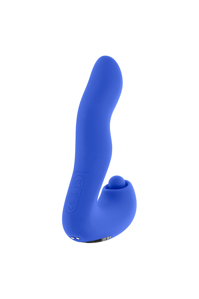 Evolved - Tappity Tap Dual Vibrator - Blue - Stag Shop