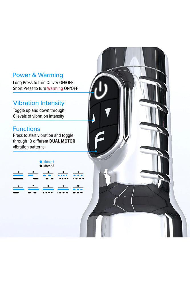 Fleshlight - Quiver Vibrating Pussy Stroker - Stag Shop