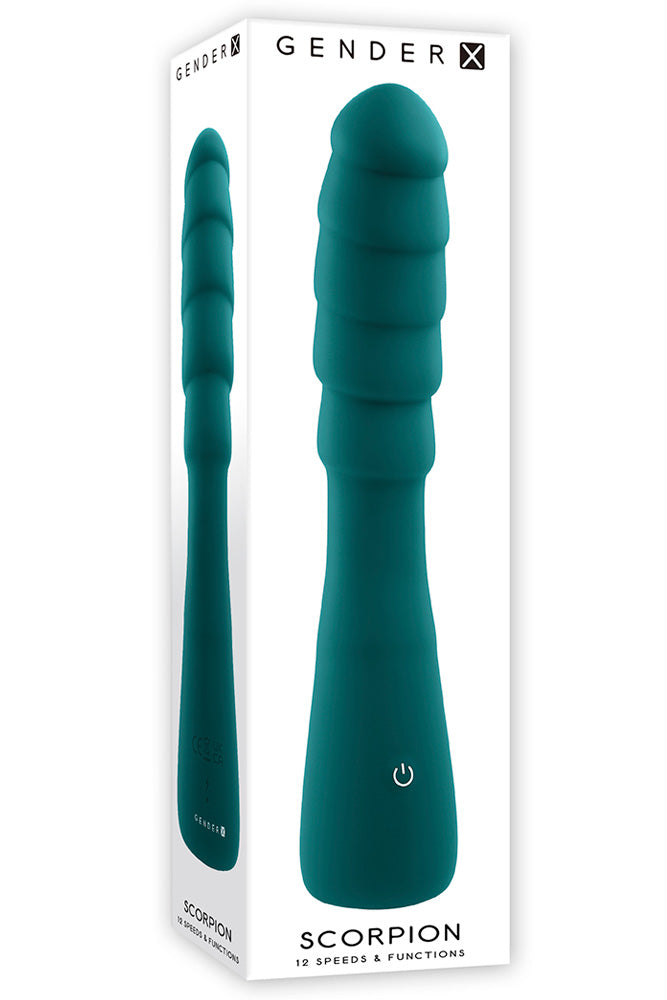 Gender X - Scorpion Vibrator - Teal - Stag Shop