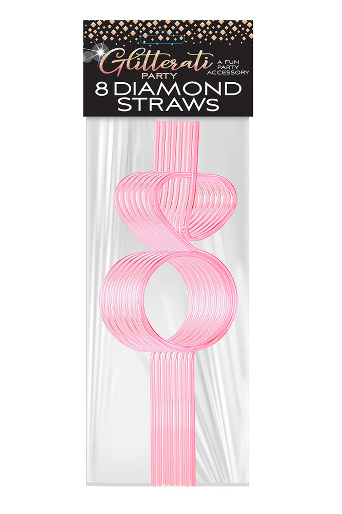 Little Genie - Glitterati Diamond Silly Straws - 8pk - Stag Shop